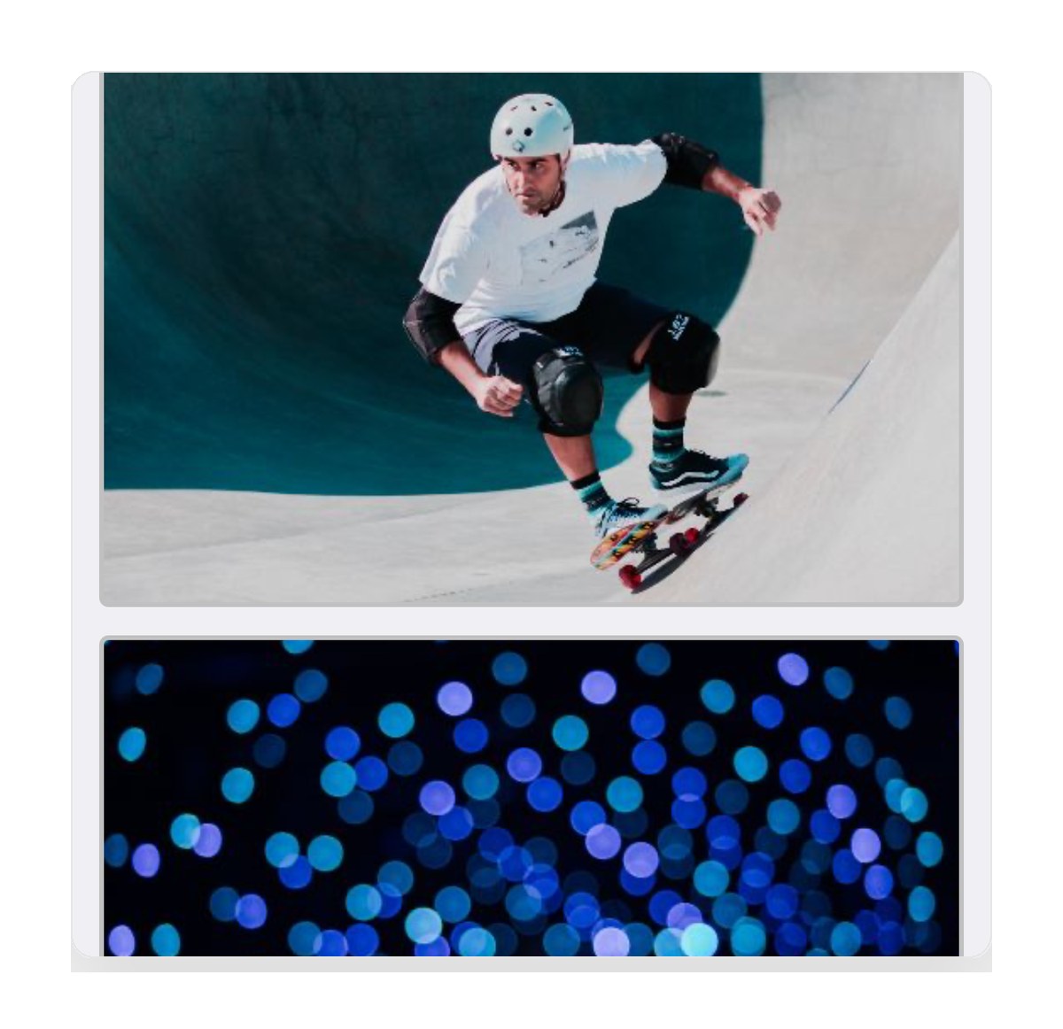 Parcourez vos photos dans l'app